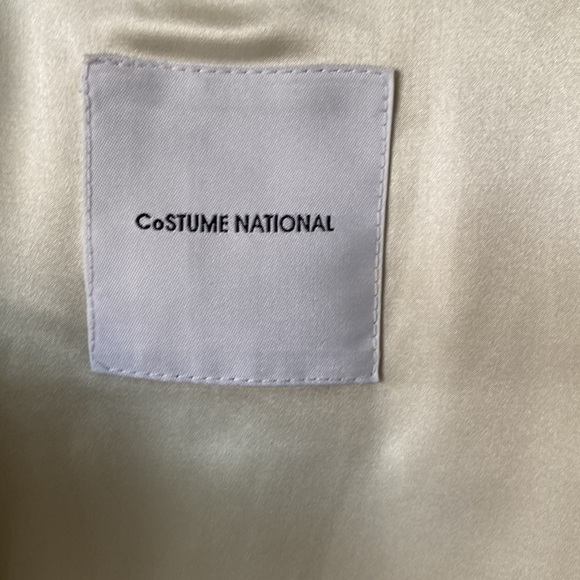 NWT Costume National Genuine Leather Trench Rain Coat Jacket, EU40 or US4 - Picture 9 of 13